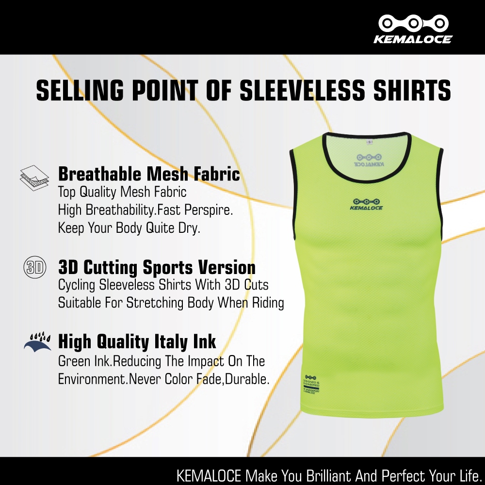 KEMALOCE Cycling Base Layer Me - Sleeveless Undershirt review and price