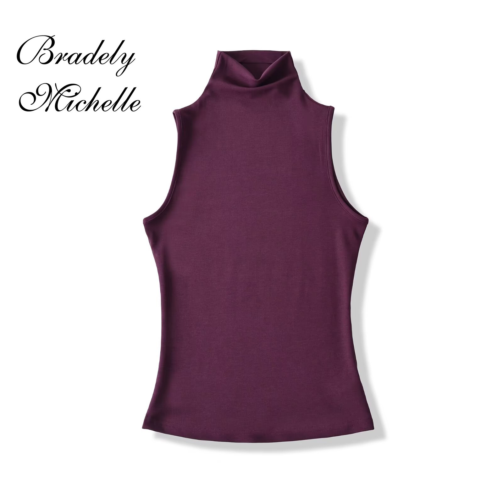 Women Sleeveless Turtleneck Ta - Tank Top Ribbed review and price
