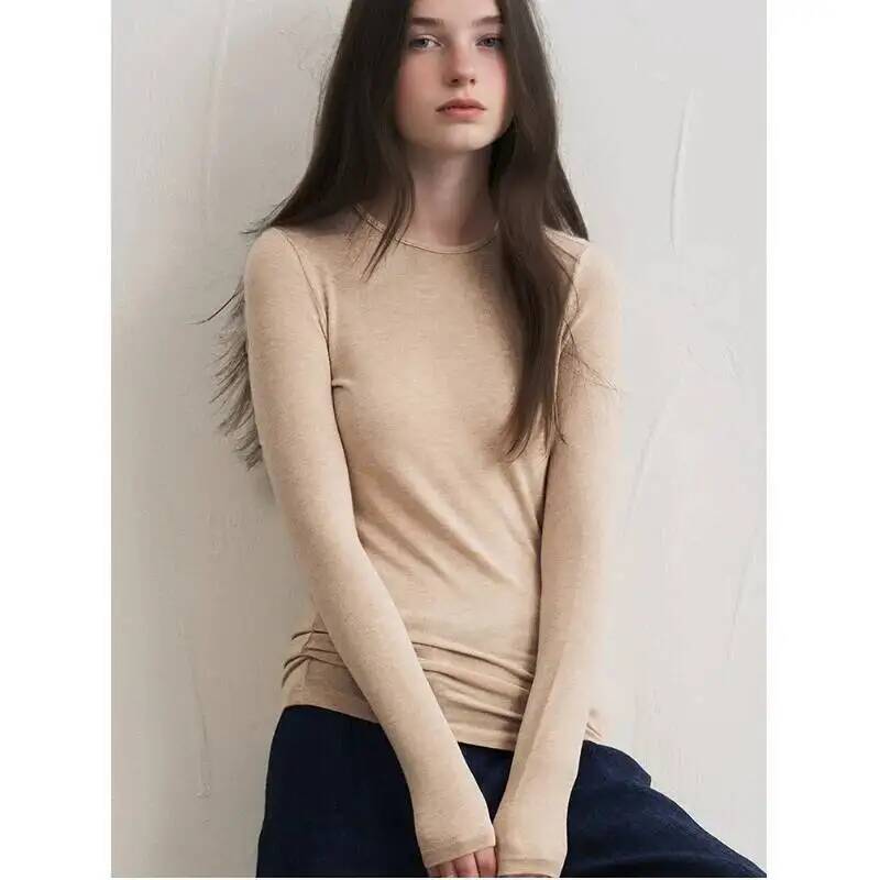 Women Cashmere Blend Long Slee - Base Layer Top review and price